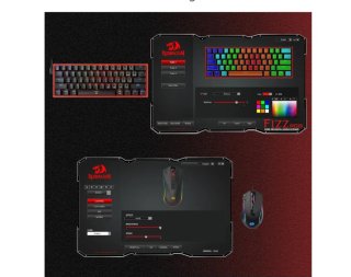 Set Teclado y Ratón Redragon Negro