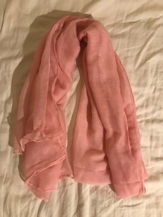 Bufanda rosa