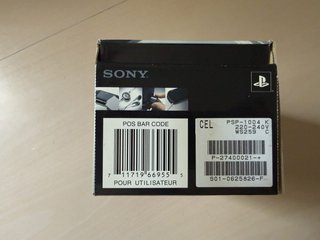 Caja Sony PSP Value Pack + Memory Stick