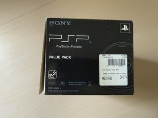 Caja Sony PSP Value Pack + Memory Stick