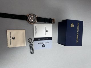 Reloj Pagani Design Cronógrafo Negro/Oro