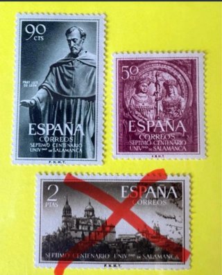 Sellos Universidad Salamanca 1953 hasta -80%