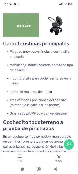 Cochecito Joolz Geo2 Gris