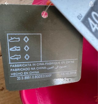 Ciabatte Benetton fucsia Tg 40