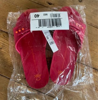 Ciabatte Benetton fucsia Tg 40
