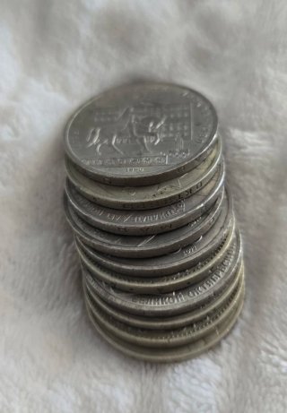 Lote 10 Monedas URSS 1 Rublo Conmemorativas