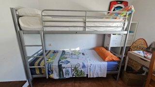 Litera Ikea Metálica Gris