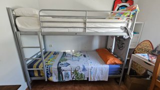Litera Ikea Metálica Gris