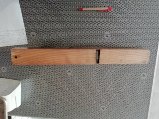 Cepillo antiguo Vintage de carpintero de madera
