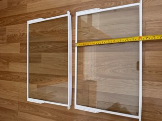 Baldas de cristal para frigorífico Fagor