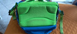 Zaino scolastico con stampa rinoceronte