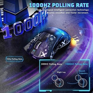 Ratón gaming MAMBASNAKE V3 2,4G, BT, cable NUEVO