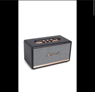 Altavoz Marshall Negro y Dorado