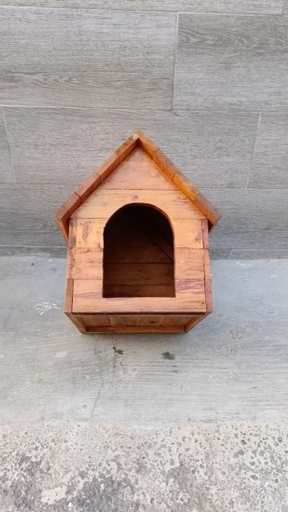 Caseta Madera Perro Pequeño 3/4 kg