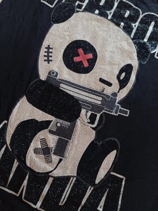 Camiseta Local Fanatic TerrorPanda Hombre Negra