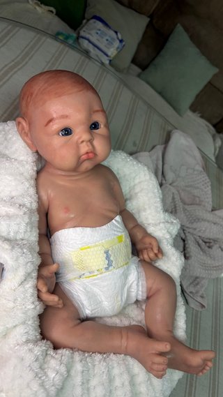 Muñeco Reborn Silicona Bebé Realista