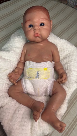 Muñeco Reborn Silicona Bebé Realista
