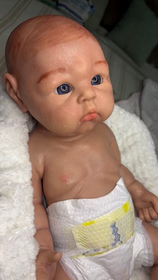 Muñeco Reborn Silicona Bebé Realista