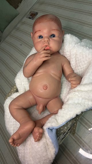 Muñeco Reborn Silicona Bebé Realista