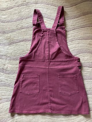 Vestido peto corto de algodón