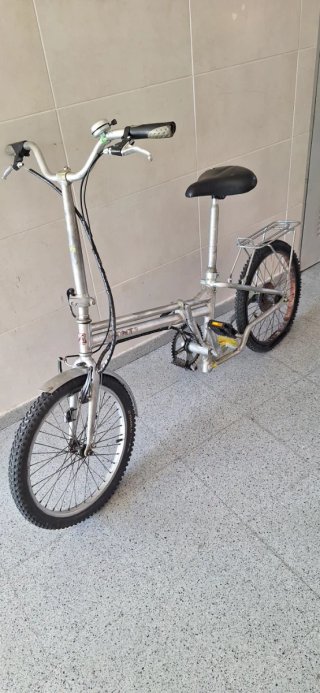 Bicicleta plegable de batería