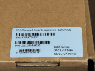 Router Firewall Sophos XG105w