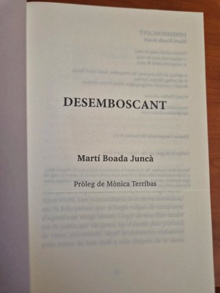 Desemboscant, de Martí Boada Juncà
