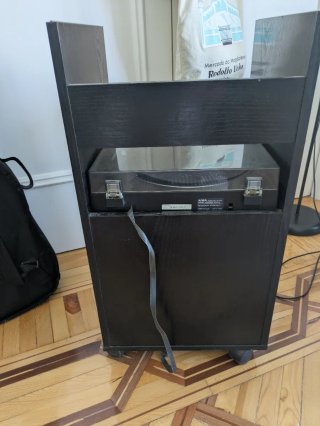 Mueble Tocadiscos y Portavinilos