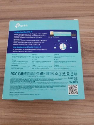 Adaptador USB WiFi TP-Link AC600 Nano