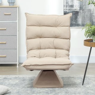 Poltrona Relax Girevole 360° con Schienale Regolab