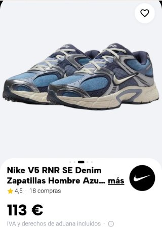Zapatillas deportivas Nike SE Blue Denim