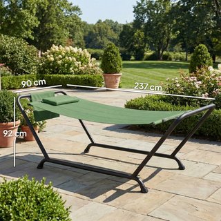 Amaca da Giardino con Supporto, Tasca Laterale e P