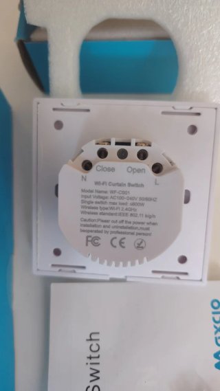 Interruptor inteligente Maxcio para cortinas
