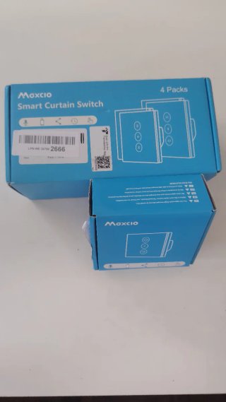 Interruptor inteligente Maxcio para cortinas