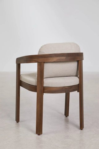 Sklum Silla de jardín con reposabrazos en madera