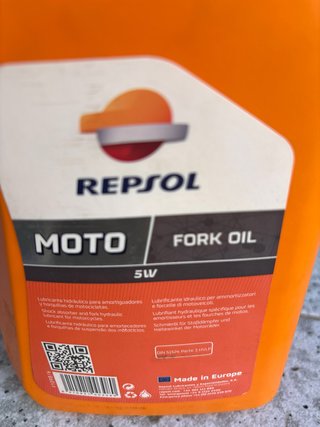 Aceite Repsol Moto Fork Oil 5W 1L