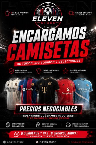 Camisetas Réplica 1:1 Eleven Store