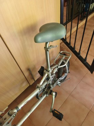 Bicicleta Plegable Plata