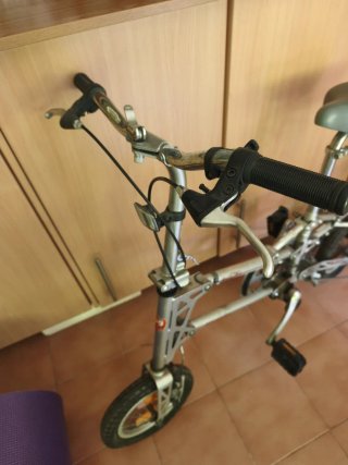 Bicicleta Plegable Plata