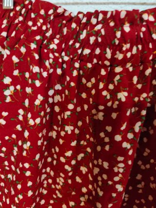 Pantalones cortos florales rojos