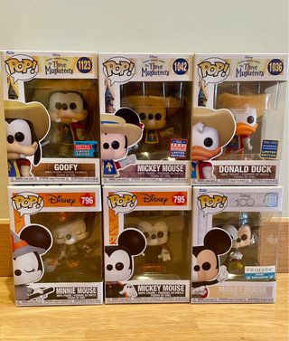 Funko Pop Disney Los Tres Mosqueteros y más