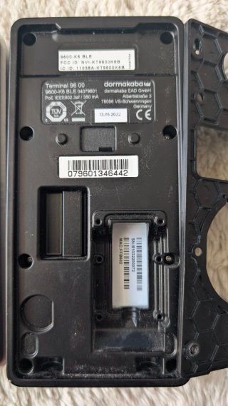 LOTE de 3 dormakaba Terminal 96 00 (9600-K6 BLE)