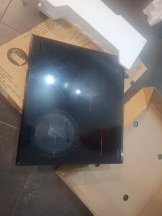 Placa vitrocerámica negra
