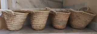 Cesta mimbre multiusos asas