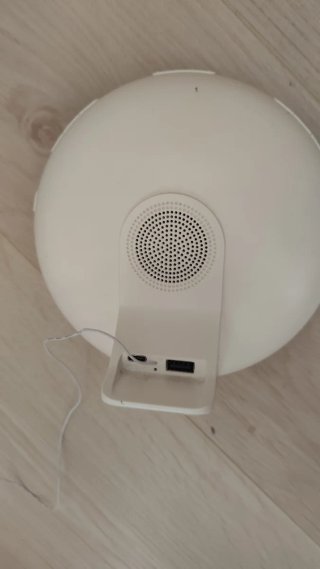 Reloj despertador con radio y luz