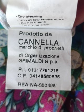 Tuta intera firmata Cannella,Made in Italy, 46