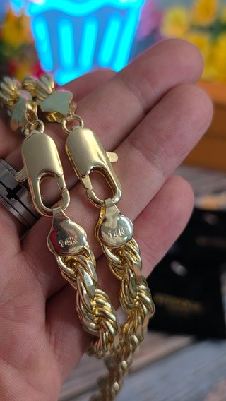 Conjunto Cadena y Pulsera Oro 14K KITNOOK