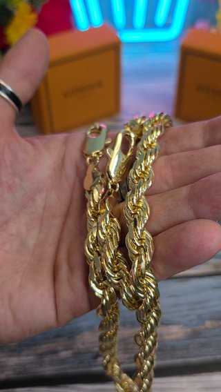 Conjunto Cadena y Pulsera Oro 14K KITNOOK
