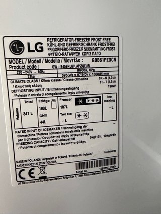Frigorífico LG Acero Inoxidable