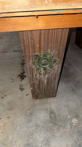 Mesa de billar verde